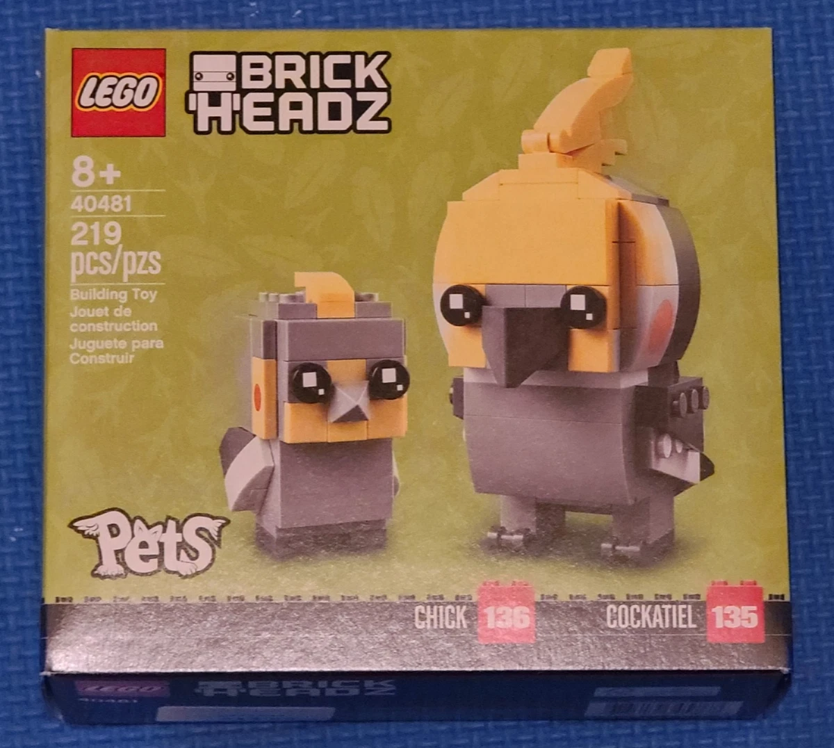 LEGO 40481 Pets Brickheadz Chick and Cockatiel set NEW eBay