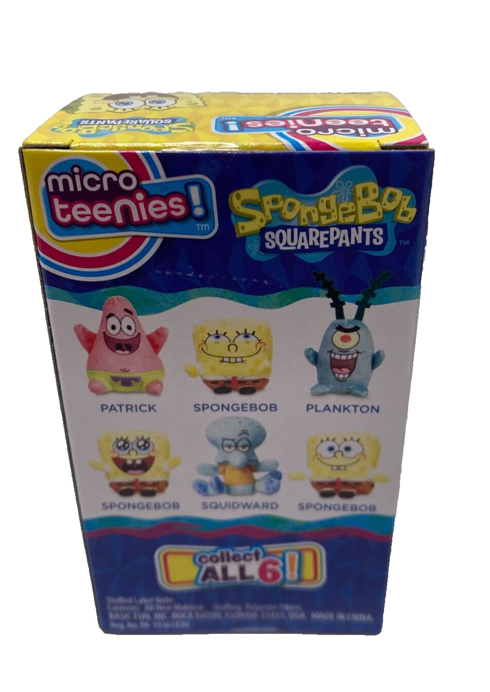 SpongeBob Micro Teenies Plush Spongebob I'm a Goofy Goober, Yeah