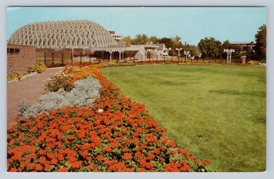Postcard Botanic Gardens Denver Colorado Conservatory Flowers