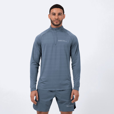 Herrenjacke Comet blau 1/4 Reißverschluss
