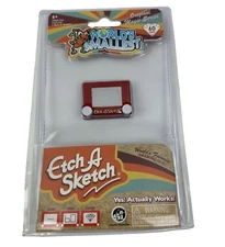 World’s Smallest Etch A Sketch Minature Drawing Throwback Retro Novelty Gift