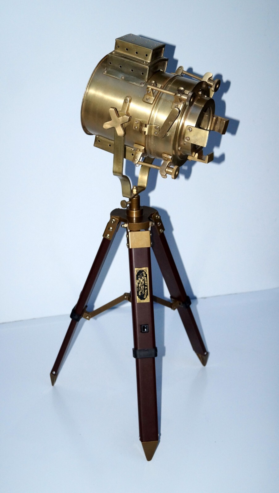 Regalo di Capodanno: lampada da terra rustica faretto, decorazione natalizia ... foto 4