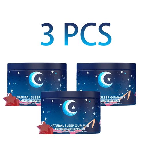 LullaBites Natürliche Schlafgummis Erdbeere Sterne Geschmack 60 Gummis 3er Pack - Bild 15 von 15
