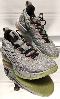 Nike Lebron XV 15 Low Gray Pink Basketball Shoes Sneakers A01755