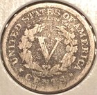 ^ 1890 Liberty "V" Nickel ^       ^^  GOOD ^^    126 YRS OLD     3476 — photo 2