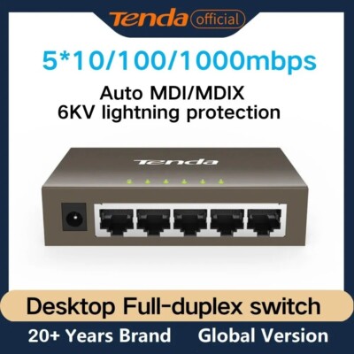 5 Port Gigabit POE Netzwerk Switch | POE+PD Gigabit Ports | Ideal für IP Surveil