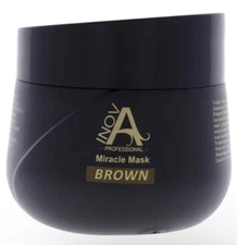 Inova Professional Color Deposit Miracle Mask *BROWN* 10.2oz *NEW* Unisex
