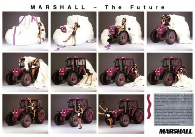 Vintage Marshall D Series Exclusive RS 2 Tractor Poster Brochure RARE (A3)