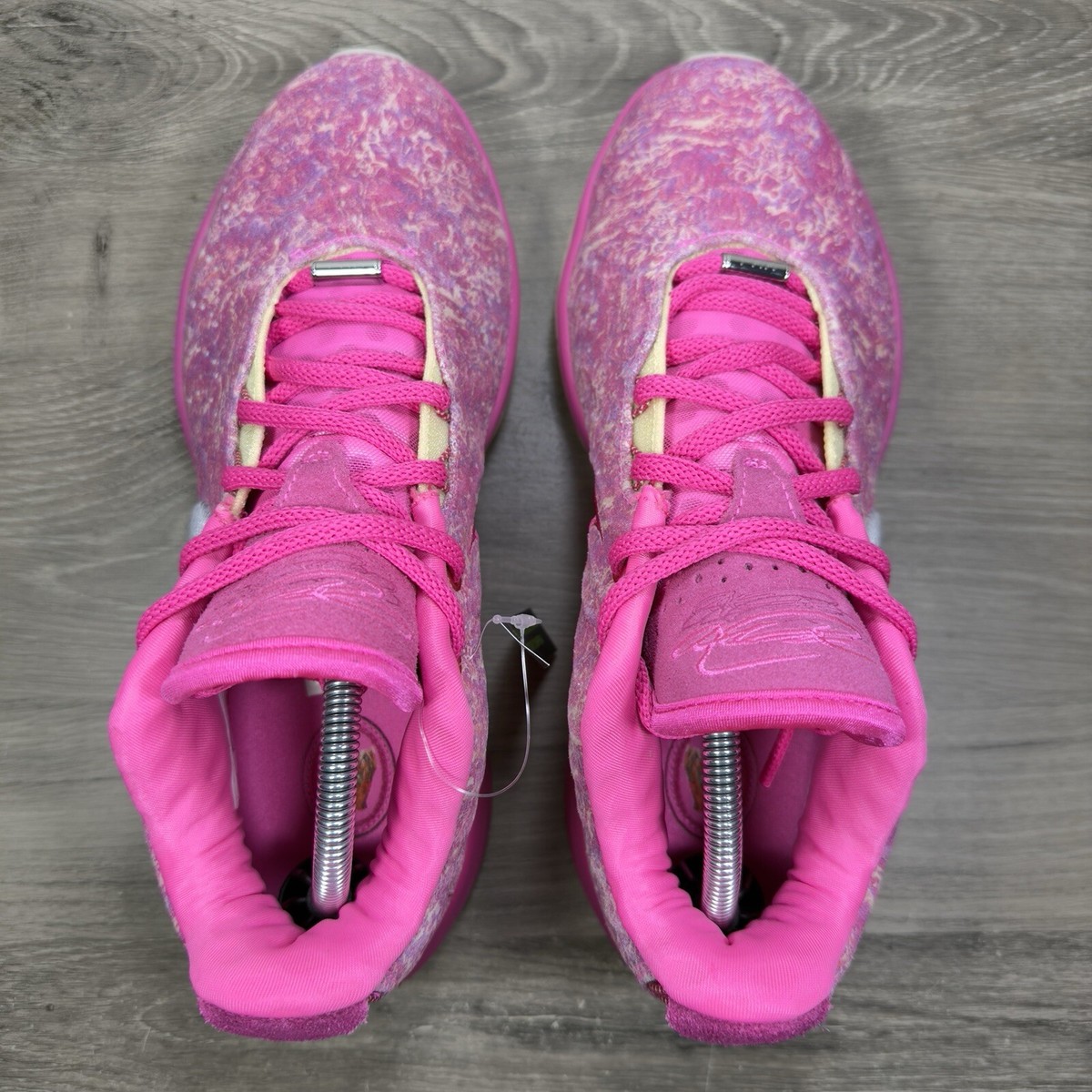 YA−MAN M-21 PINK Nike Lebron XXI 21 The World is Your Oyster Pink Basketball Men Sz