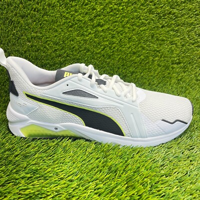 Puma LQDCELL Method Mens Size 13 White Black Athletic Running Shoes Sneakers