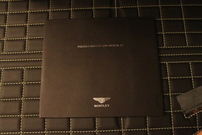 VIP Kunden Only Prospekt brochure Schuber Bentley Continental GT 2003 