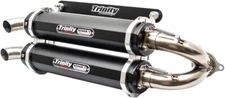 Trinity Racing Dual Silencers Polaris RZR XP 1000 Turbo FITS 2016 TO 2019
