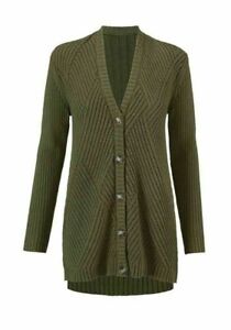 Cabi New NWT Size L Aerial Cardigan #3536 Loden green 100% cotton Was