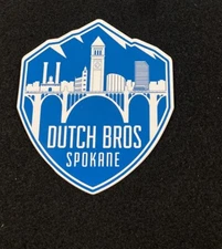 Dutch Bros Coffee Sticker, Original, (Rare) Spokane Regional!🔥
