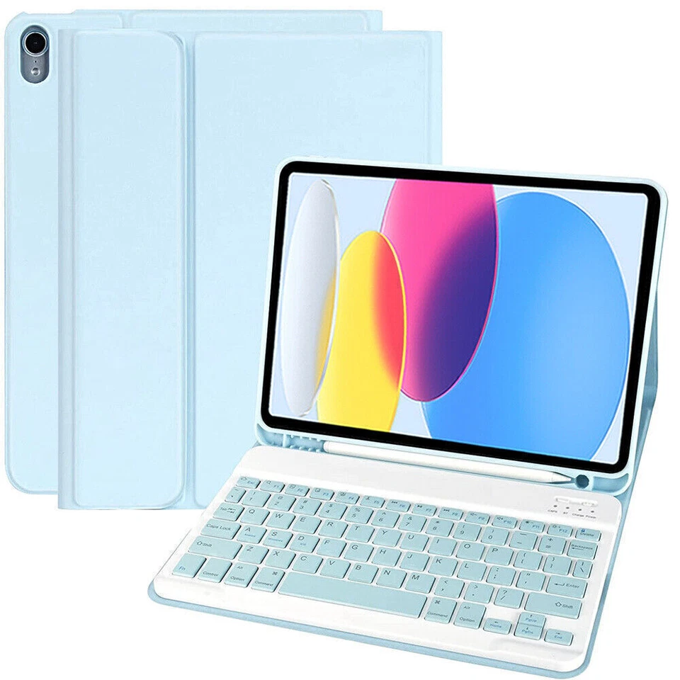 Bluetooth Keyboard Case With Mouse For iPad 6/7/8/9/10/11th Gen Air 4 5 6 Pro 11 - Image 4 of 4