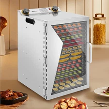 Commercial Food-Dehydrator Machine 18 Trays Large Food-Dehydrator for Jerky