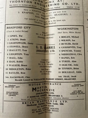 Workington HOME AWAY programmes League & Cup 1960s 1970s 1980s 1990s FREE POST - Picture 39 of 229