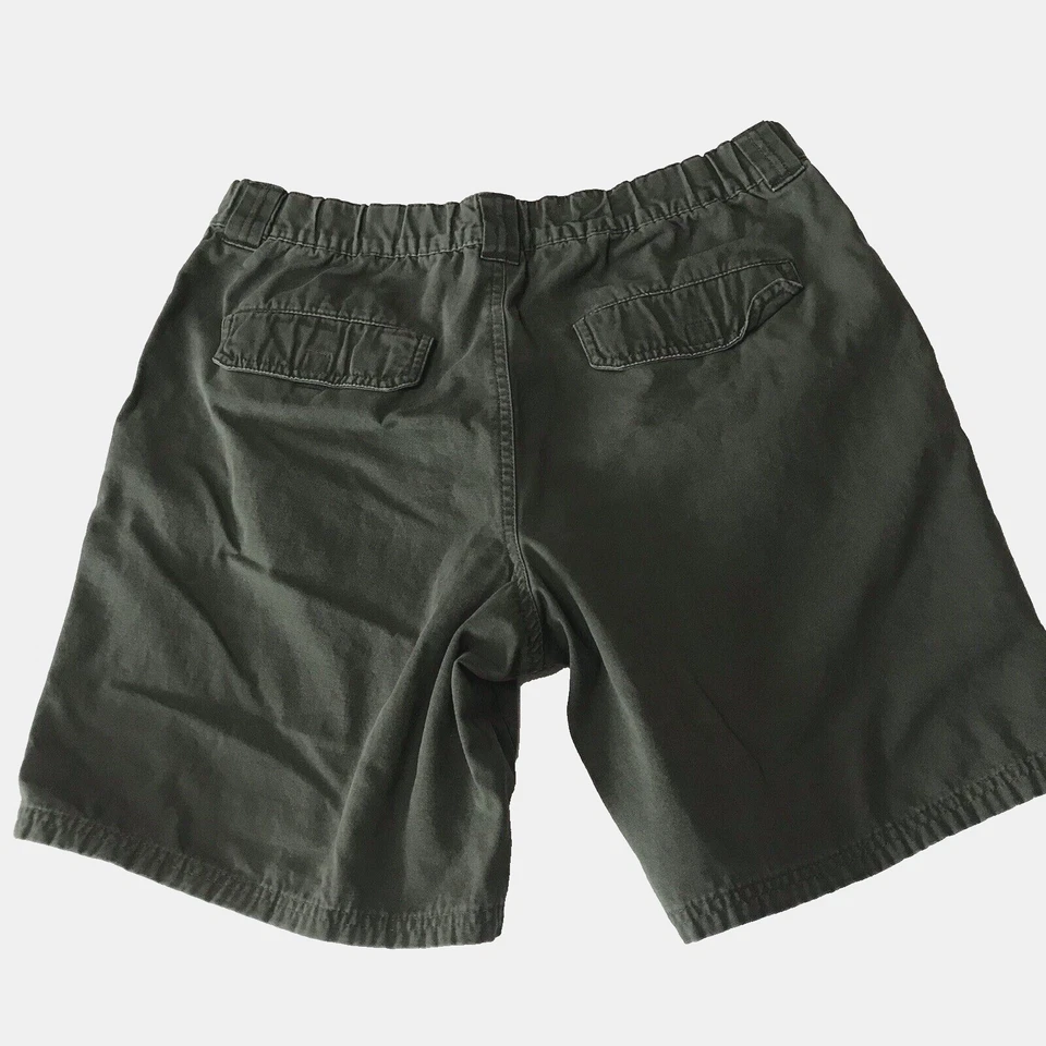 Shorts cargo masculino Y2K verde médio utilitário folgado trilha caminhada gorp skate grunge - Imagem 4 de 4