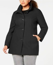 Nautica Plus Size Stand Collar Wool Jacket Peacoat Thick & Warm $280 Size 1x,