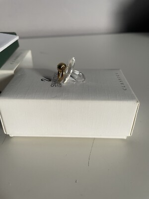 Swarovski Crystal Memories DUMMY PACIFIER GOLD 168677