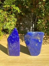 Lapis Lazuli Freeform Crystal, Natural Blue Gemstone, High Quality, Polished