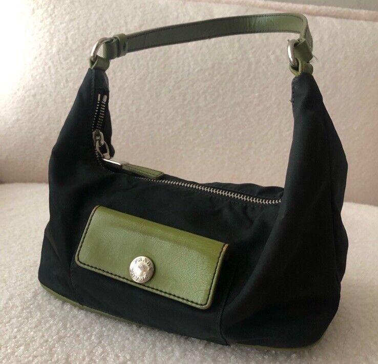 VTG Y2k Prada Mini Tessuto Sirio Pocket Hobo Shoulder Bag VTG Y2k Prada Mini Tessuto Sirio Pocket Hobo Shoulder Bag