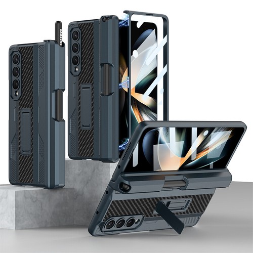 For Samsung Galaxy Z Fold5 4 3 Shockproof Armor Hard Phone Pen Slot Case Cover - Photo 15 sur 23