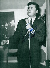 Johnny Tillotson Signed Autograph Original Rock & Roll Music Memorabilia