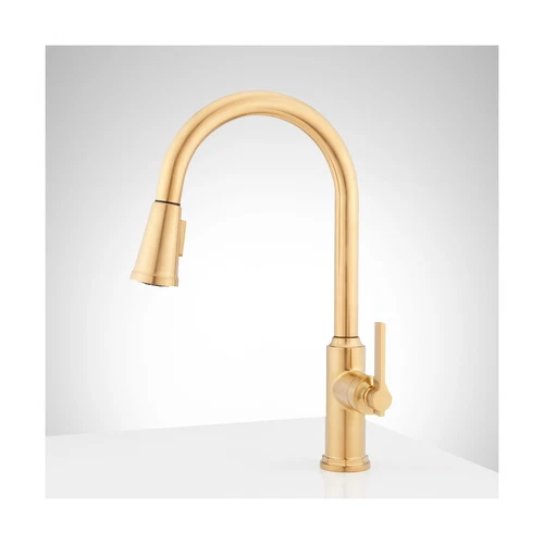 Signature Hardware 448180 Greyfield 1.8 GPM Pull-Down Kitchen Faucet - Polish... - Picture 3 of 9