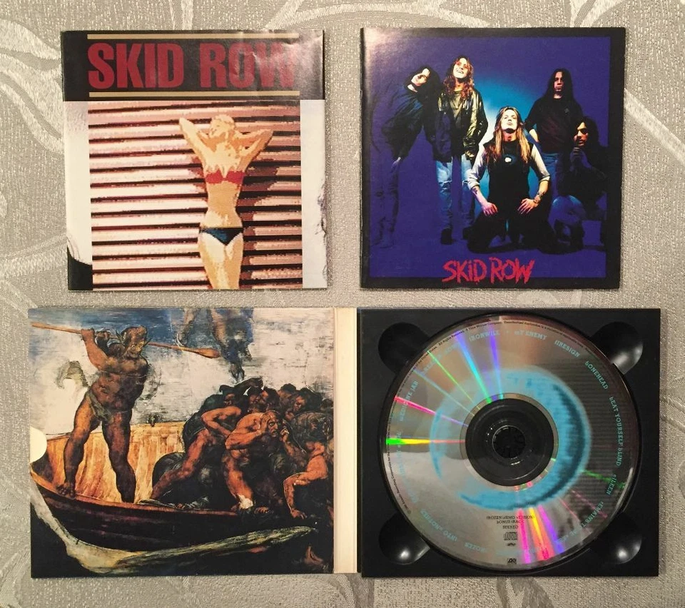 Skid Row - Subhuman Race + 1 Bonus (Orig. Japan First Press CD w/OBI) AMCY-802 - Image 3 of 4