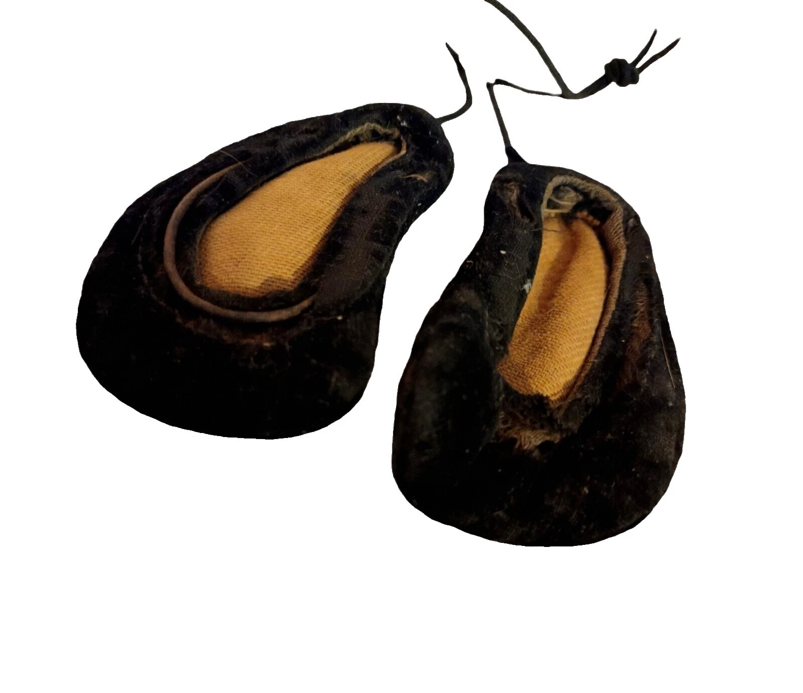 Calzado Vintage Negro para Niños 1890s década