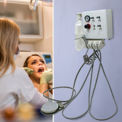 4 Hole Dental Portable Delivery Turbine Unit Wall Mounted With Foot Switch