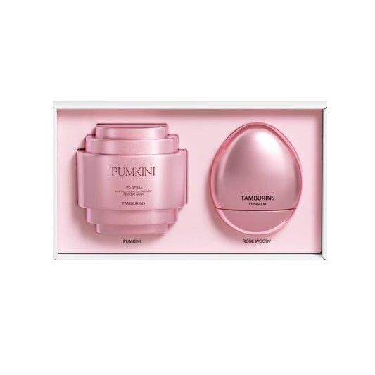 Tamburins] Perfume Hand & Lip Balm Duo Set (PUMKINI+ROSEWOODY) K
