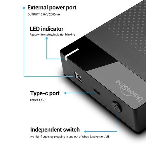 2.5 3.5 Inch SATA to USB 3.0 Tool Free External Hard Drive SSD Enclosure UASP - Afbeelding 9 van 39