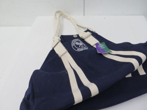 Wimbledon Champship Navy Blue Bag Sports Tennis with Tag - Photo 1/11