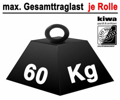 4 x 75mm Rückenloch Doppelrollen Transport Lenkrollen RL Br-Le BS-Rollen Germany 4 x 75mm Rückenloch Doppelrollen Transport Lenkrollen RL Br-Le BS-Rollen Germany