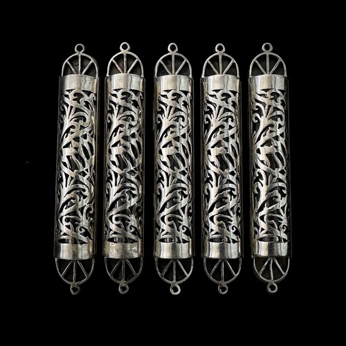 Vintage Sterling Silver Small Mezuzah Holder
