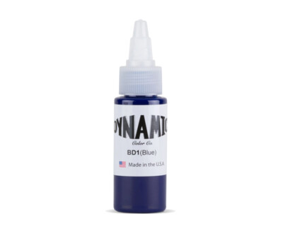 DYNAMIC BLUE 1-oz Tattoo Ink Brite Vibrant & Dark Color Supply 