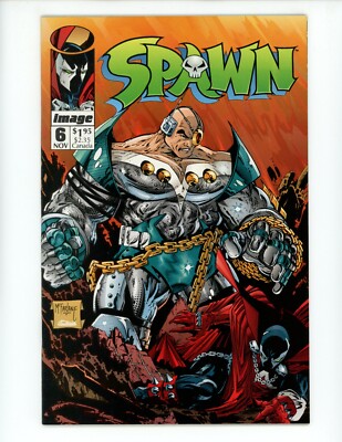 Spawn #6 Comic Book 1992 NM- Todd McFarlane Image Overt-Kill Comics Direct