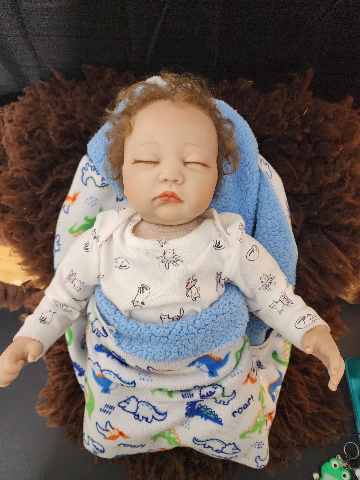 NPK Collection Realistic Baby Doll 20" Reborn Doll w Hair Gi