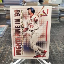 2000 Skybox Impact Mighty Fine In 99 Mark McGwire # 32