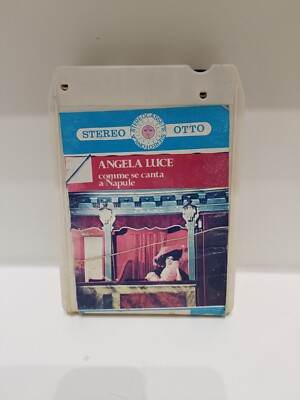 CARTRIDGE TRACK TAPE CASSETTE STEREO 8 ANGELA LUZ wie in Neapel gesungen