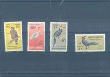BURMA 1964 MNH birds series