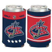 COLUMBUS BLUE JACKETS REVERSE RETRO SOFT FOAM CAN COOLER COOZIE HOLDER NHL