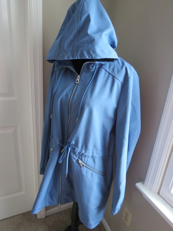 NWOT ARCTIC EXPEDITION COBALT BLUE COAT W/ HOOD & DRAWSTRING WAIST-SIZE L