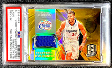 PSA 9 MINT BLAKE GRIFFIN 2014 GOLD PRIZM SPECTRA FABRICS SSP /10 G3967