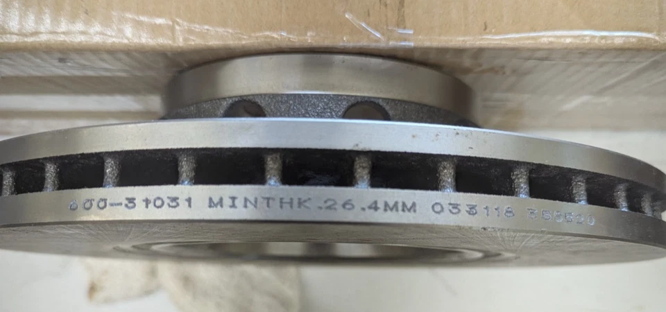 Juego de rotores de freno delanteros y traseros para pastillas BMW 600-31032 y 31031 plus Foto 2 de 4