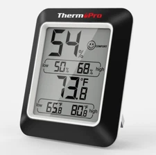 ThermoPro TP50W Digital Indoor Hygrometer Thermometer Room Temperature Humidity