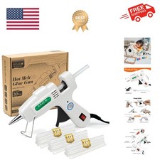 Mini Hot Glue Gun Kit with 30 Glue Sticks - Fast Preheating Hot Melt Gun, Hig... 0.63 per gallon