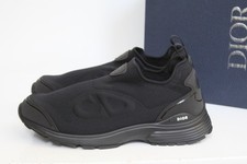 sz 11 44 DIOR B30 Countdown Side CD Logo Black Pull on Sneaker Men Shoes